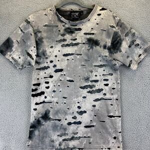 Y2k Shrine HollyWood T Shirt Large Burnout Mesh Sheer Grunge Punk Rock Zombie